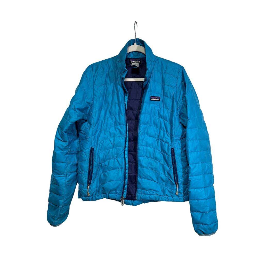 Patagonia Women's Light Blue Puffer Jacket S - Picture 2 of 7